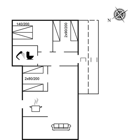 Дом отдыха Galena - 100m From The Sea By Interhome